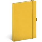 Notes - zápisník linkovaný A5 - Žlutý