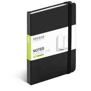Notes - zápisník linkovaný kapesní journal s gumičkou Classic Line