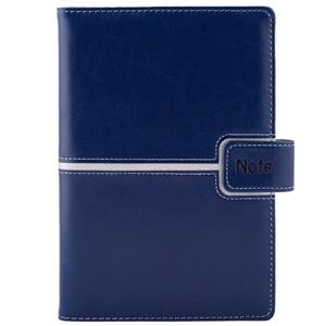 Notes - zápisník MAGNETIC A5 čtverečkovaný - modrá/stříbrná