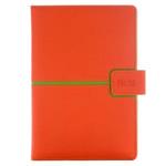 Notes - zápisník MAGNETIC A5 čtverečkovaný - oranžová/zelená