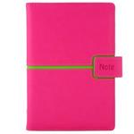 Notes - zápisník MAGNETIC A5 čtverečkovaný - růžová/zelená