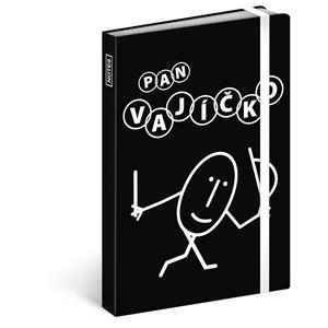 Notes - zápisník Pan Vajíčko B6 - linkovaný