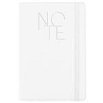 Notes - zápisník POLY A5 čtverečkovaný - bílá