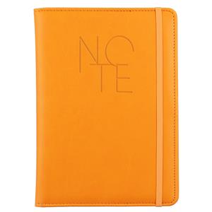 Notes - zápisník POLY A5 čtverečkovaný - oranžová