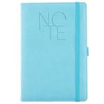Notes - zápisník POLY A5 čtverečkovaný - světle modrá