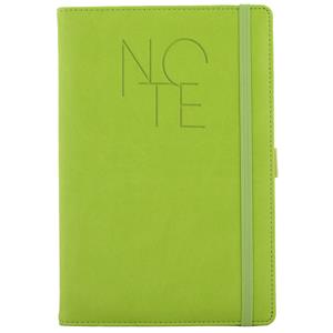 Notes - zápisník POLY A5 čtverečkovaný - světle zelená
