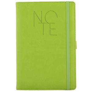 Notes - zápisník POLY A5 čtverečkovaný - světle zelená