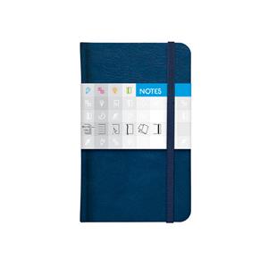 Notes - zápisník Saturn linkovaný kapesní - modrá