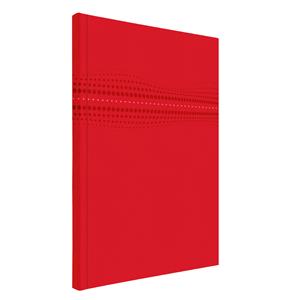 Notes - zápisník Stilo A4 linkovaný - červená