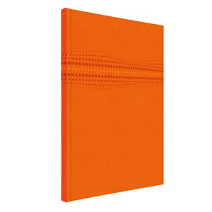 Notes - zápisník Stilo A4 linkovaný - oranžová