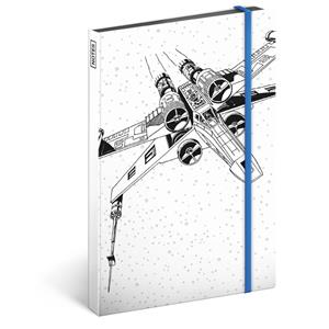 Notes - zápisník X-Wing/Star Wars A5 - linkovaný