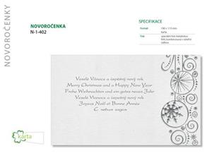 Novoročenka - karta N-1-402