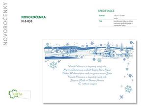 Novoročenka - karta N-3-038