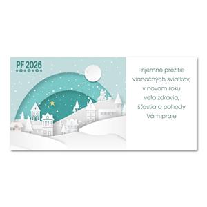 Novoročenka SK 2026 - zasněžená krajina