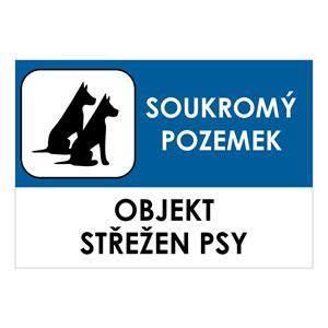 OBJEKT STŘEŽEN PSY, plast 2 mm, A5