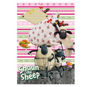Ovečka Shaun - Sešit A4. 40 listů, linkovaný