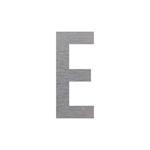 Označení budov - písmeno - E, hliníková tabulka, výška 150 mm