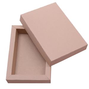 Papírová krabička s víkem 143 x 200 x 30 mm EKO přírodní papír 300 g/m2 - model 001