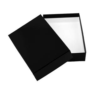 Papírová krabička s víkem typ 2 lepená 250x310 matná - černá