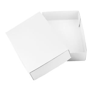 Papírová krabička s víkem typ 4 lepená 250x310 matná - bílá