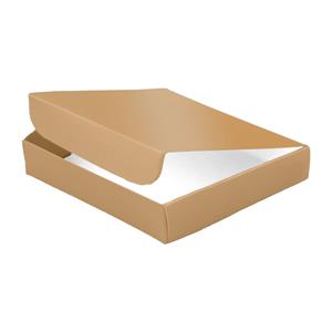 Papírová krabička zavírací typ 5 lepená 150x180 lesklá - zlatá