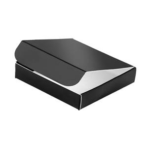 Papírová krabička zavírací typ 5 lepená 215x302 lesklá - černá