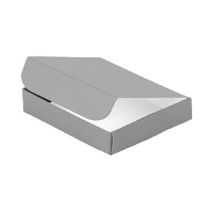 Papírová krabička zavírací typ 5 lepená 215x302 matná - šedá
