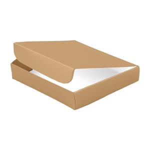 Papírová krabička zavírací typ 5 lepená 250x310 matná - zlatá