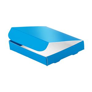 Papírová krabička zavírací typ 6 skládací 150x180 lesklá - modrá