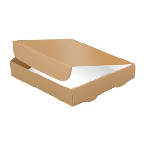 Papírová krabička zavírací typ 6 skládací 150x180 lesklá - zlatá