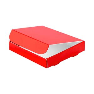Papírová krabička zavírací typ 6 skládací 153x215 lesklá - červená