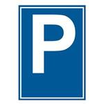 Parkoviště - bezpečnostní tabulka, plast 1 mm, A4
