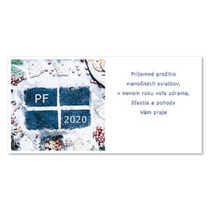PF - karta 20 x 10 cm