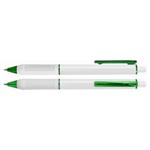 Plastové kuličkové pero Kaylab - zelená světlá