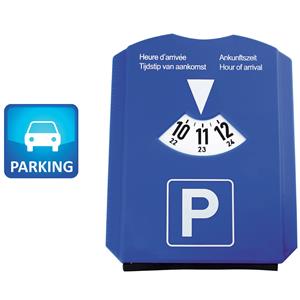 Plastové parkovací hodiny se škrabkou - PARKING