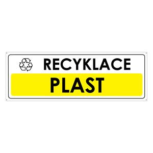 RECYKLACE - PLAST, plast 2 mm s dírkami 290x100 mm