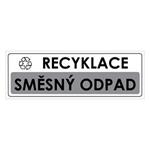 RECYKLACE - SMĚSNÝ ODPAD, plast 1 mm 290x100 mm