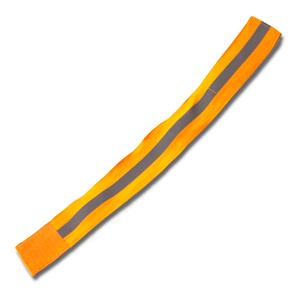 Reflexní páska oranžová na suchý zip 44,5 × 5 cm