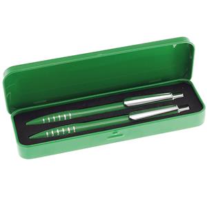 Sada kuličkové pero a mikrotužka Quark - zelená