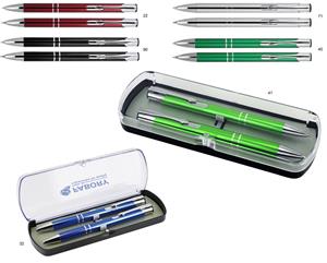 Sada kuličkové pero a mikrotužka Solomon - zelená