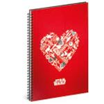 Sešit nelinkovaný A5 - Star Wars - Red