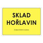 SKLAD HOŘLAVIN, plast 2 mm, A4