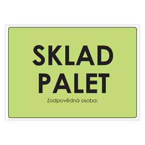 SKLAD PALET, Samolepka A4