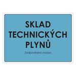 SKLAD TECHNICKÝCH PLYNŮ, plast 2 mm, A4