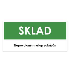 SKLAD, zelená, plast 2 mm 190x90 mm