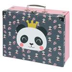 Skládací školní kufřík Panda