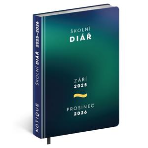 Školní diář - Zelená (září 2025 – prosinec 2026)
