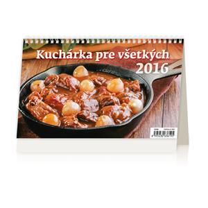 Stolní kalendář 2016 Kuchařka pro všechny