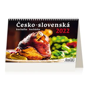 Stolní kalendář 2022 - Česko-slovenská kuchařka/kuchárka
