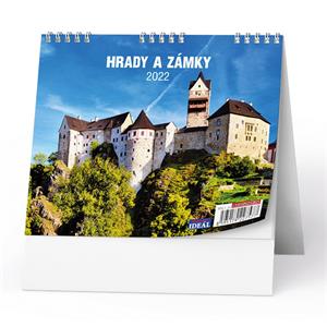 Stolní kalendář 2022 IDEÁL - Hrady a zámky